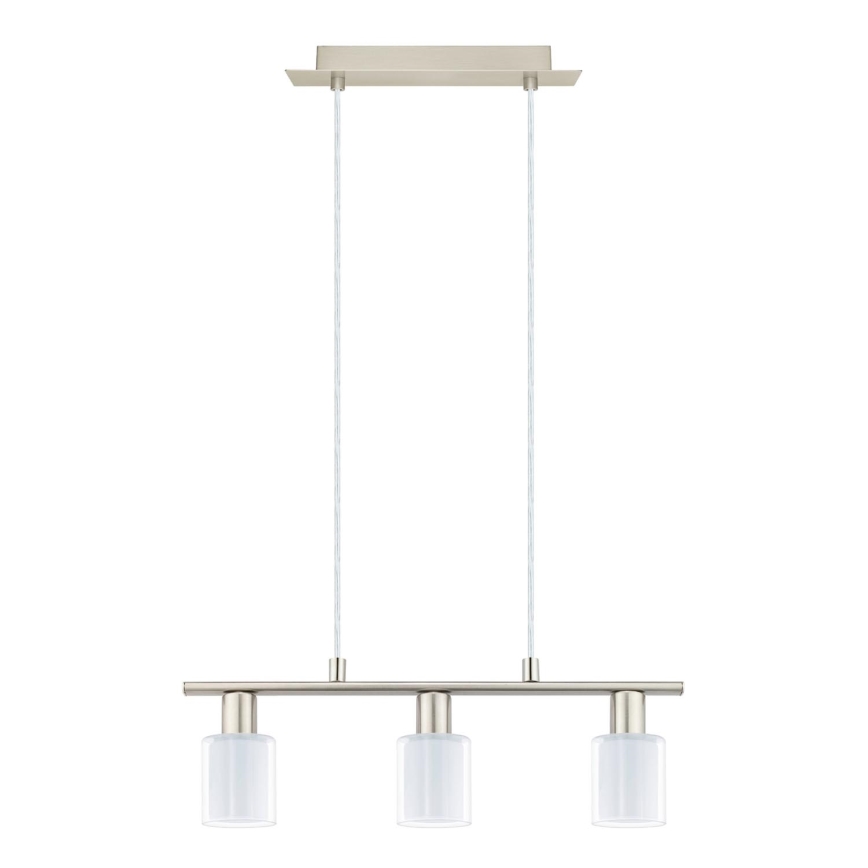 Eglo - Candeeiro suspenso LED MY CHOICE 3xE14/4W/230V cromado mate/branco