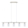 Eglo - Candeeiro suspenso LED MY CHOICE 5xE14/4W/230V cromado mate/branco