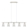 Eglo - Candeeiro suspenso LED MY CHOICE 5xE14/4W/230V cromado mate/creme
