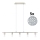 Eglo - Candeeiro suspenso LED MY CHOICE 5xE14/4W/230V cromado mate
