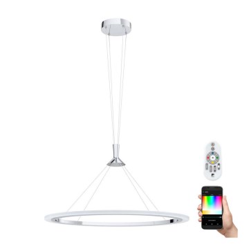 Eglo - Candeeiro suspenso LED RGB com regulação HORNITOS-C LED/37W/230V + comando