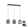 Eglo - Candeeiro suspenso LED RGBW com regulação 3xLED/3,7W/230V 2700-6500K
