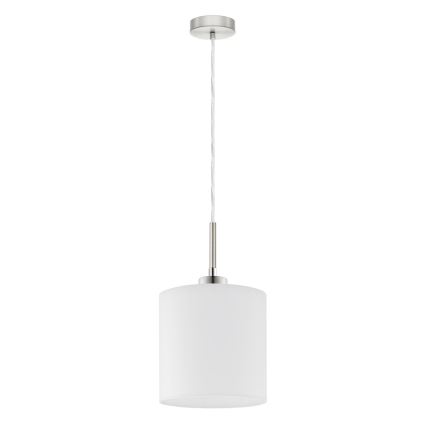 Eglo - Candeeiro suspenso LED TUNJA 1xE27/60W/230V branco