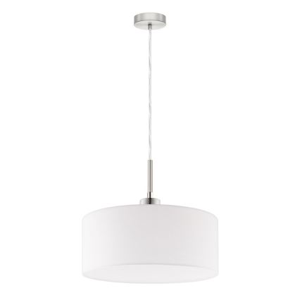 Eglo - Candeeiro suspenso LED TUNJA 1xE27/60W/230V branco