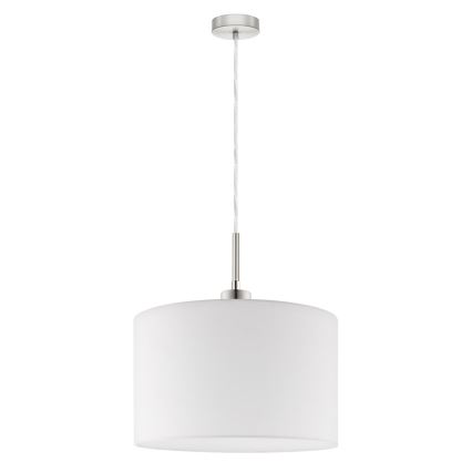 Eglo - Candeeiro suspenso LED TUNJA 1xE27/60W/230V branco