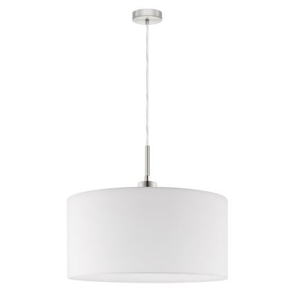 Eglo - Candeeiro suspenso LED TUNJA 1xE27/60W/230V branco