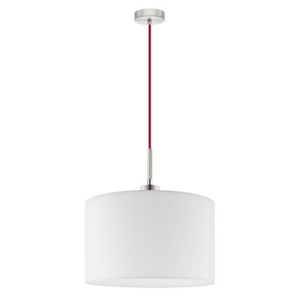 Eglo - Candeeiro suspenso LED TUNJA 1xE27/60W/230V branco