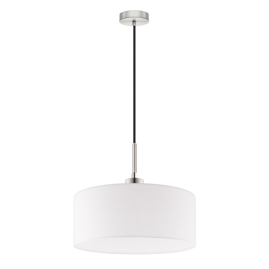 Eglo - Candeeiro suspenso LED TUNJA 1xE27/60W/230V branco