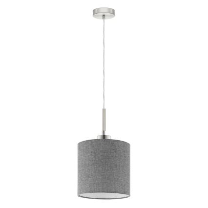 Eglo - Candeeiro suspenso LED TUNJA 1xE27/60W/230V cinzento