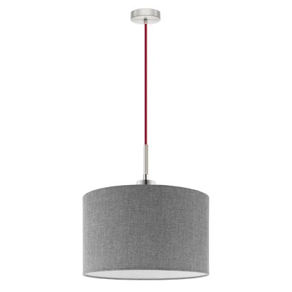 Eglo - Candeeiro suspenso LED TUNJA 1xE27/60W/230V cinzento