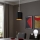 Eglo - Candeeiro suspenso LED TUNJA 1xE27/60W/230V preto