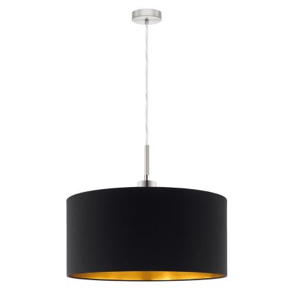 Eglo - Candeeiro suspenso LED TUNJA 1xE27/60W/230V preto