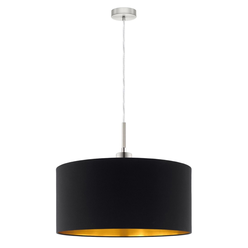 Eglo - Candeeiro suspenso LED TUNJA 1xE27/60W/230V preto