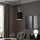 Eglo - Candeeiro suspenso LED TUNJA 1xE27/60W/230V preto