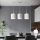 Eglo - Candeeiro suspenso LED TUNJA 3xE27/60W/230V branco