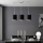 Eglo - Candeeiro suspenso LED  TUNJA 3xE27/60W/230V preto