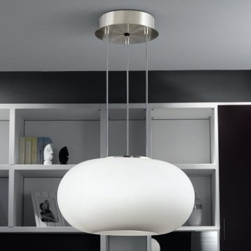 EGLO - Candeeiro suspenso OPTICA 2xE27/60W diâmetro 28 cm