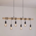 Eglo - Candeeiro suspenso TOWNSHEND 6xE27/60W/230V - FSC certificado