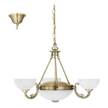 EGLO - Candelabro 3xE14/40W + 2xE27/60W