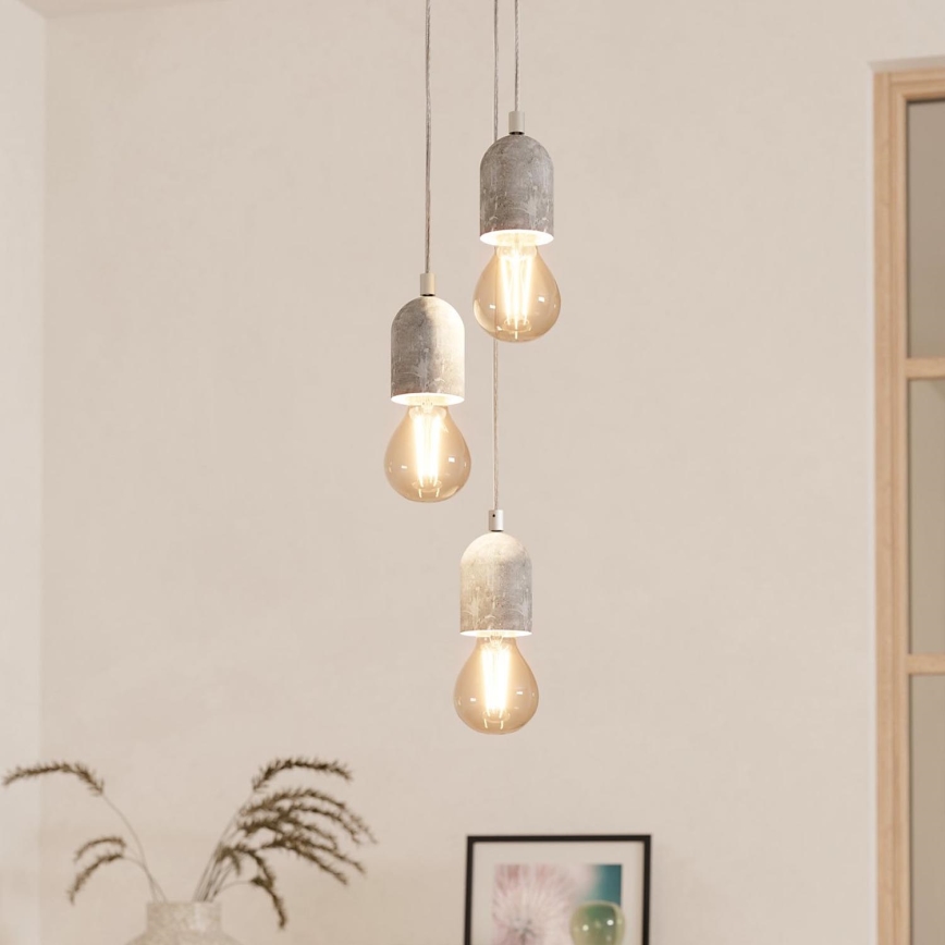 Eglo - Candelabro 3xE27/60W/230V
