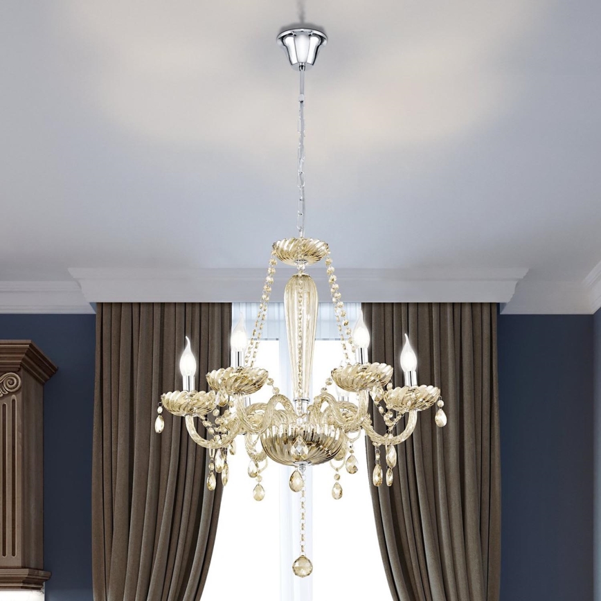 Eglo - Candelabro 6xE14/40W/230V