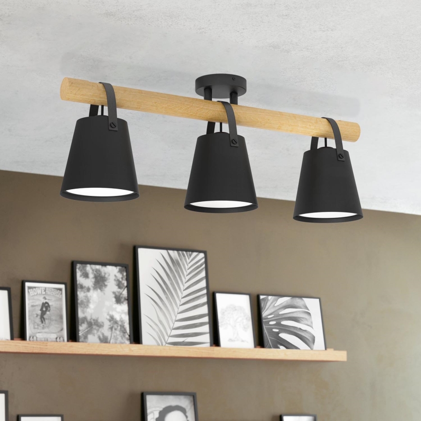 Eglo - Candelabro integrado 3xE27/10W/230V