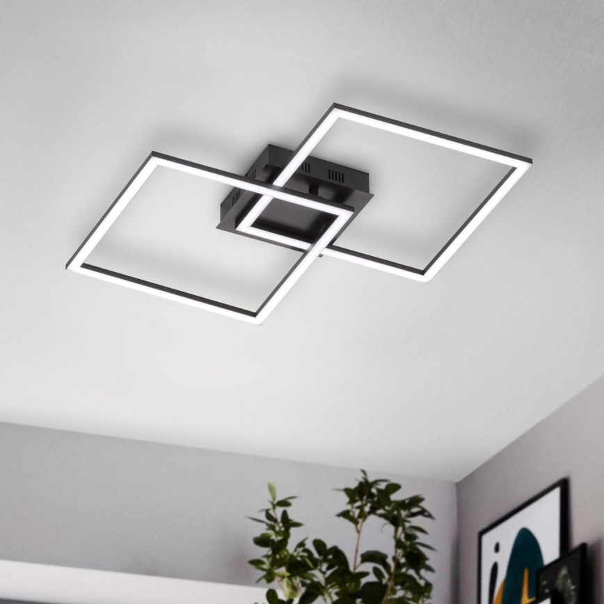 Eglo - Candelabro integrado LED com regulação LED/28W/230V 3000-6500K + controlo remoto