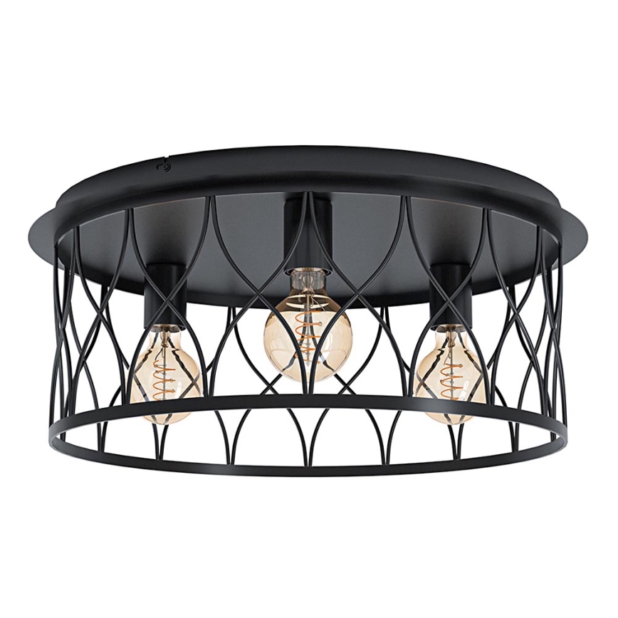 Eglo - Candelabro montado à superfície 3xE27/40W/230V