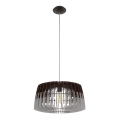 Eglo - Candelabro num fio 1xE27/60W/230V cinzento/preto antigo 480mm