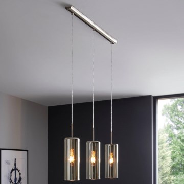 Eglo - Candelabro num fio 3xE27/15W/230V