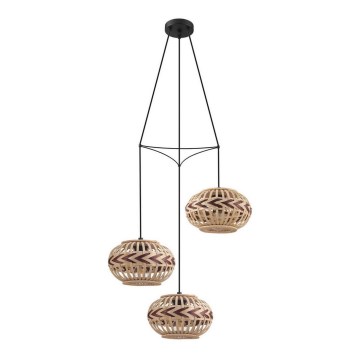 Eglo - Candelabro num fio 3xE27/40W/230V