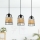 Eglo - Candelabro num fio 3xE27/40W/230V