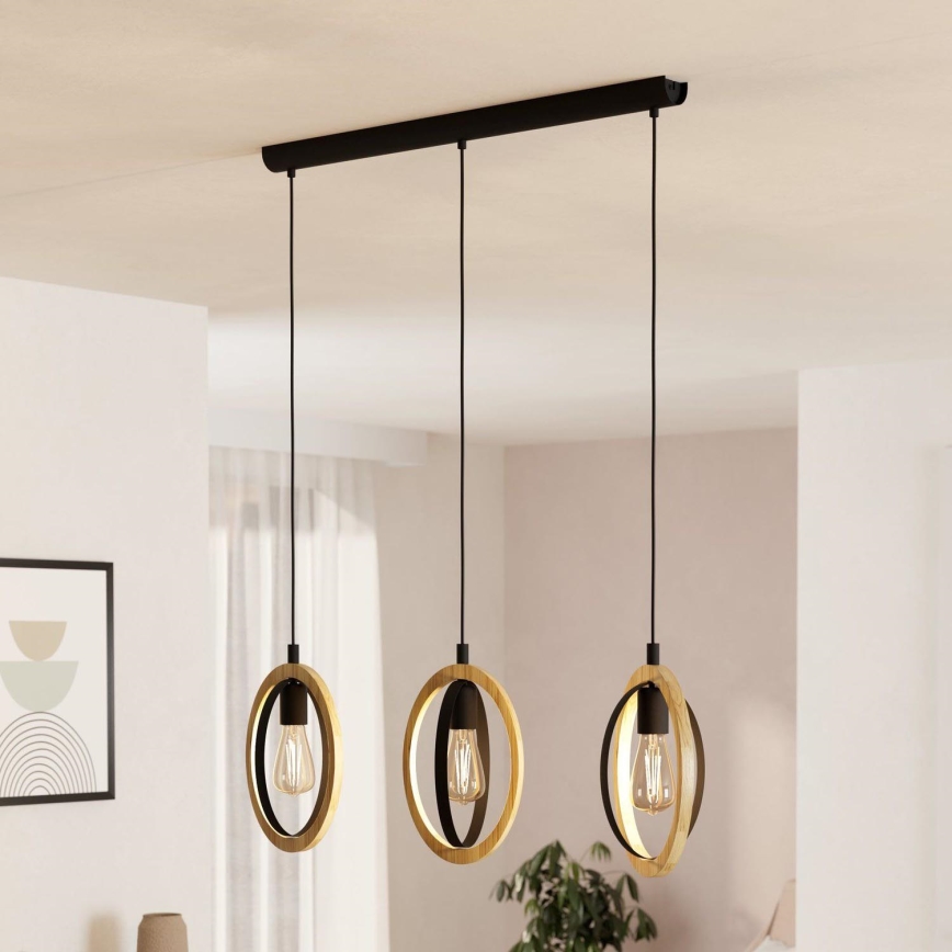 Eglo - Candelabro num fio 3xE27/40W/230V