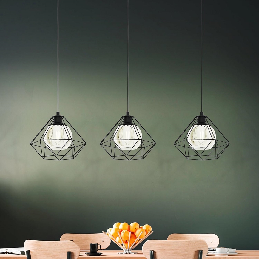 Eglo - Candelabro num fio 3xE27/40W/230V