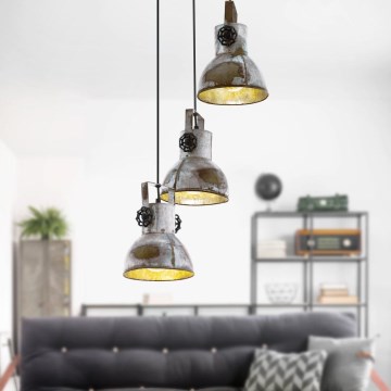 Eglo - Candelabro num fio 3xE27/40W/230V