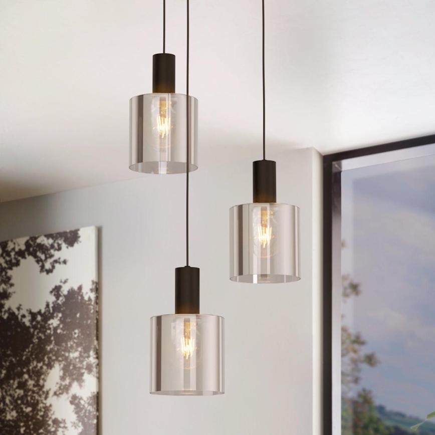 Eglo - Candelabro num fio 3xE27/40W/230V