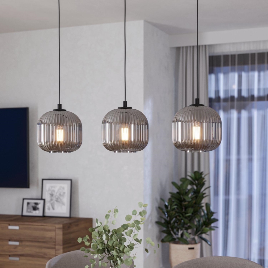 Eglo - Candelabro num fio 3xE27/40W/230V