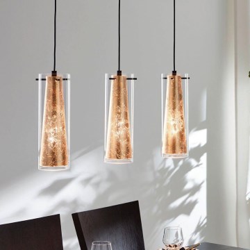 Eglo - Candelabro num fio 3xE27/60W/230V