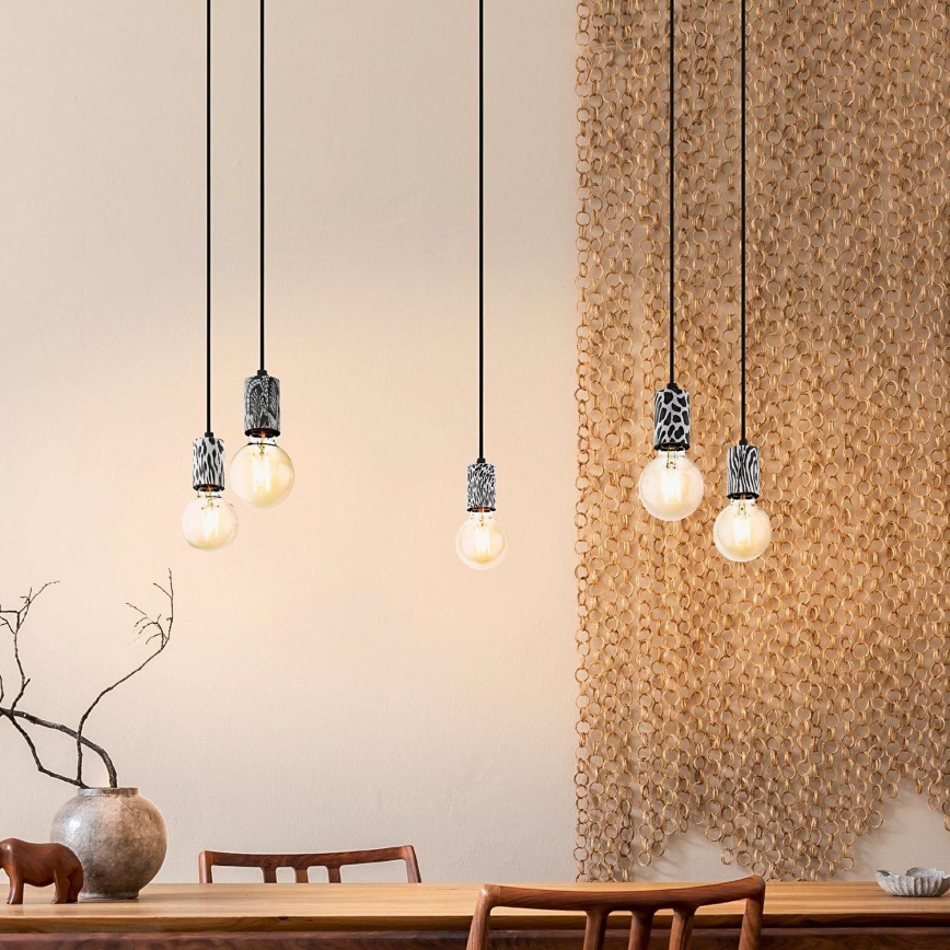 Eglo - Candelabro num fio 5xE27/10W/230V