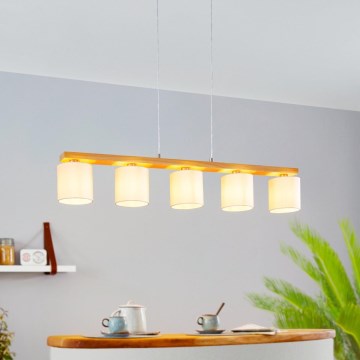 Eglo - Candelabro num fio 5xE27/28W/230V