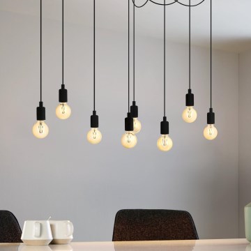 Eglo - Candelabro num fio 8xE27/40W/230V