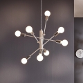 Eglo - Candelabro num fio 8xE27/60W/230V branco