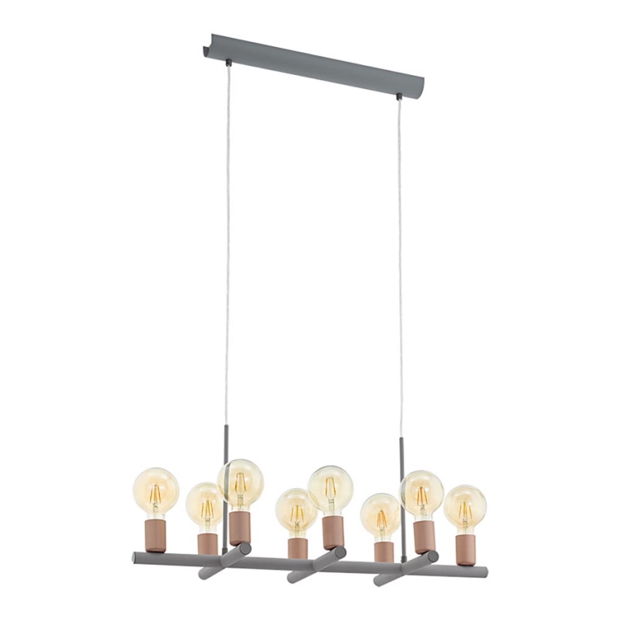 Eglo - Candelabro num fio 8xE27/60W/230V