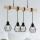 Eglo - Candelabro num fio TOWNSHEND 4xE27/60W/230V basket