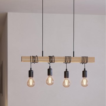 Eglo - Candelabro num fio TOWNSHEND 4xE27/60W/230V