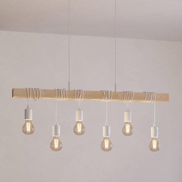 Eglo - Candelabro num fio TOWNSHEND 6xE27/60W/230V