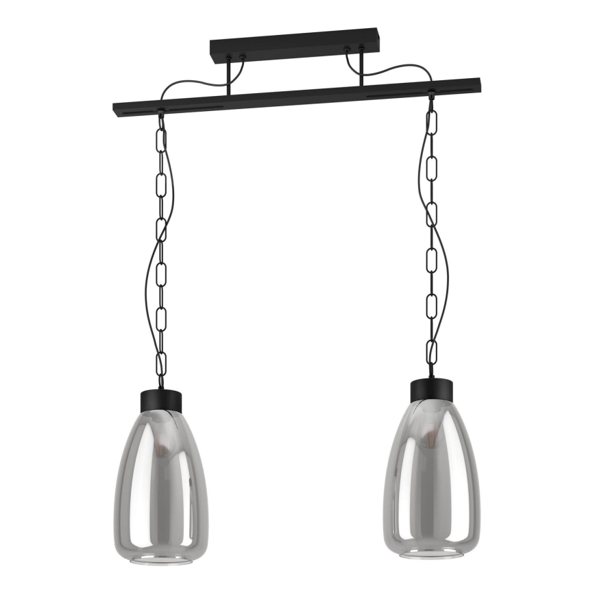 Eglo - Candelabro numa corrente 2xE27/40W/230V