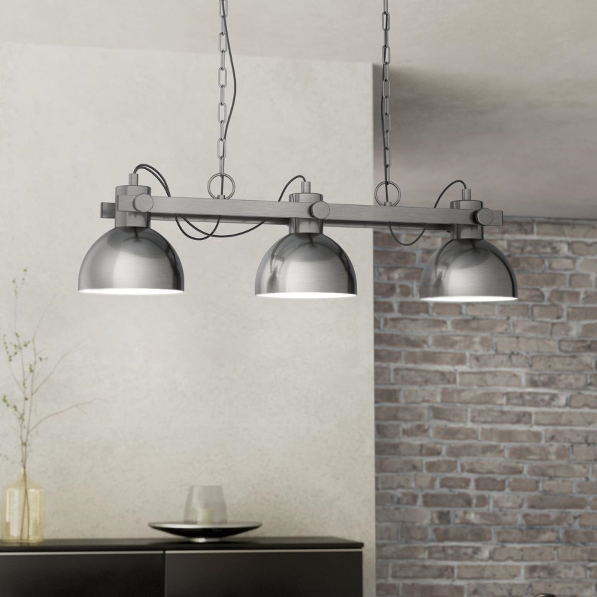 Eglo - Candelabro numa corrente 3xE27/28W/230V