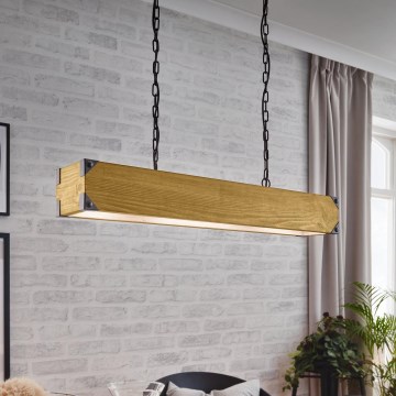 Eglo - Candelabro numa corrente 4xE27/40W/230V