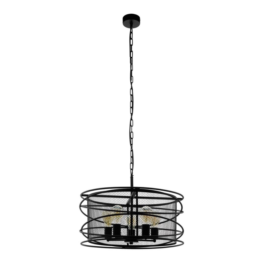Eglo - Candelabro numa corrente 5xE27/60W/230V